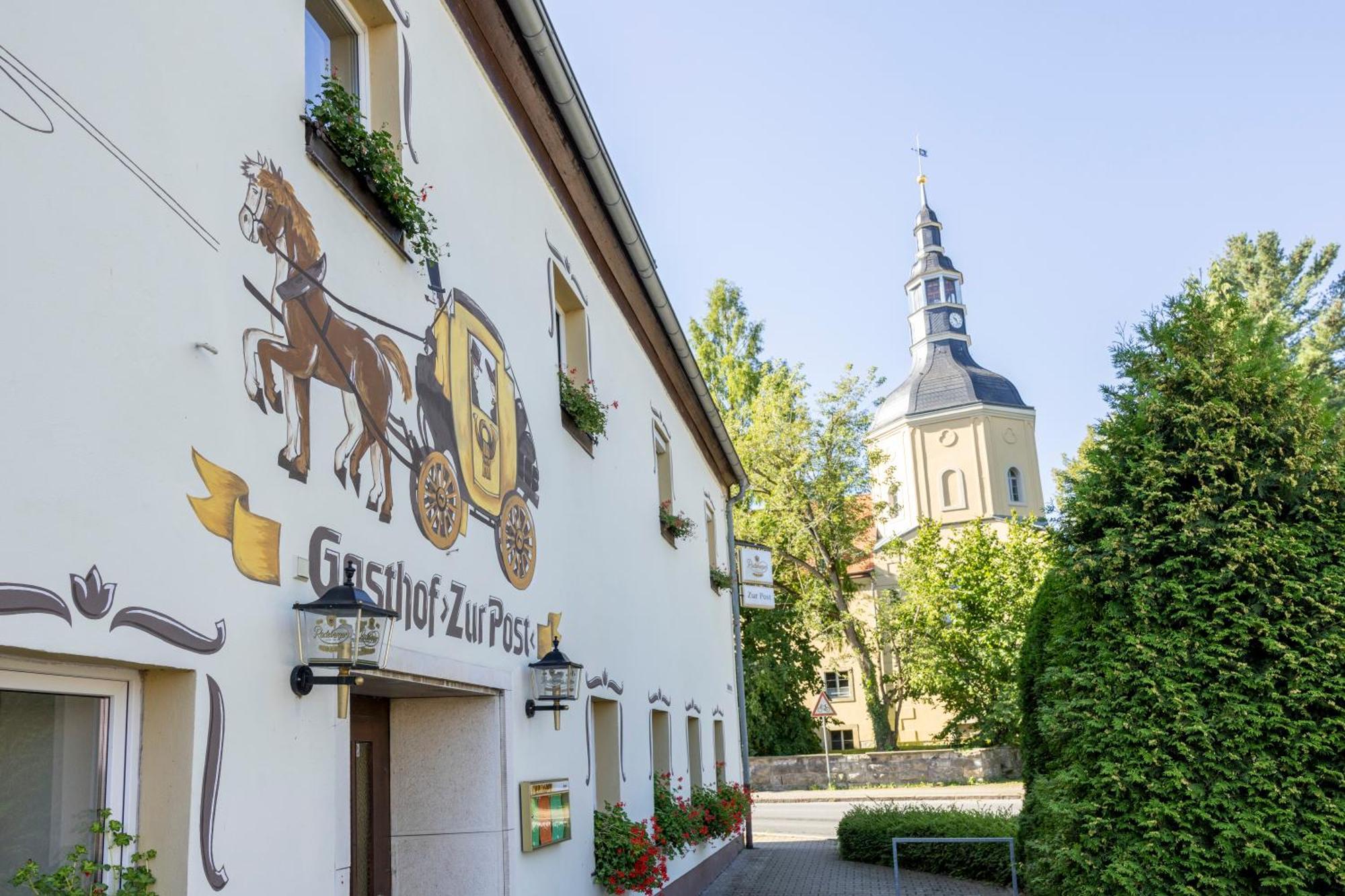 Hotel Zur Post Pirna Bagian luar foto